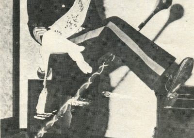 Photo taken 1974. Wayne as award-winning Drum Major of City of Heidelberg Brass Band.